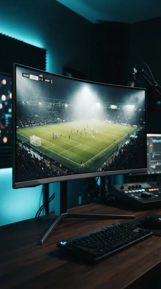 Live football holding steady over home broadband on a GetLiveTV UK IPTV service